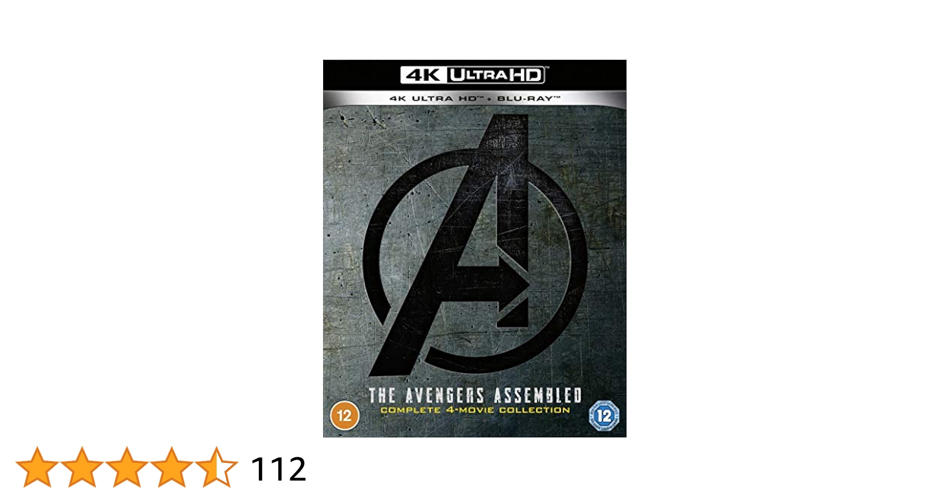 Amazon.com: Avengers 1-4 UHD Collection [Blu-ray] [2021] [4K